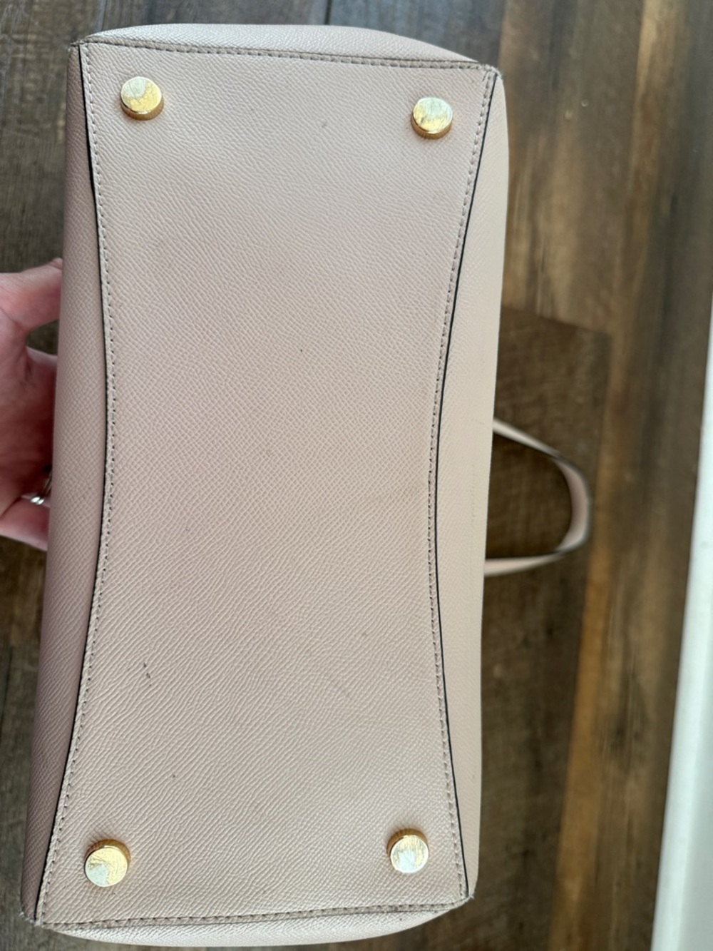 Michael Kors Pale cream Tote with Gold Hardware